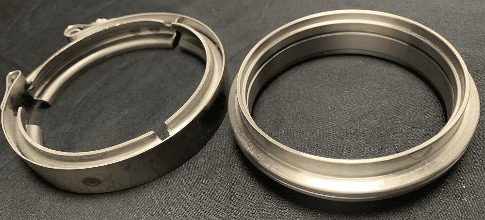 3″ Stainless Steel V-Band Flange And Clamp Kit