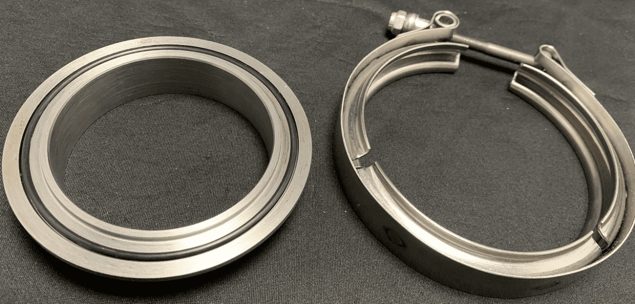 V-Band Flange With O-Ring And Clamp Kit For Mating To S400 Compressor Covers