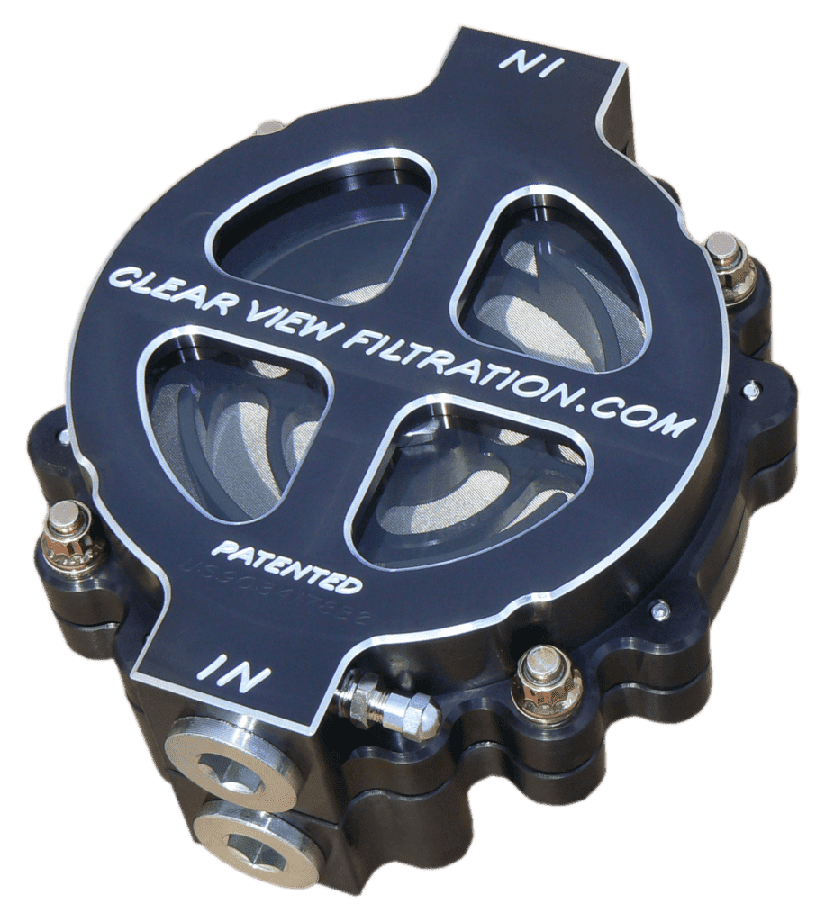 6″ Hi-Flow Oil Filter Assembly (Black or Machined)