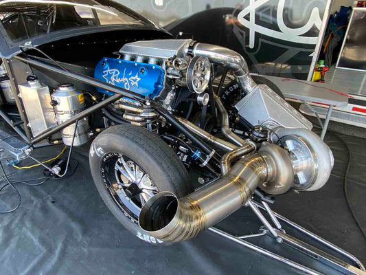 All-Billet 6.4L Powerstroke Debuts in Pro Mod Mustang — Bullseye Power Turbo Keeps the Program Grounded