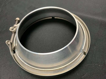 Aluminum V-band Flange And Clamp Kit 5″ To 4″ Outlet