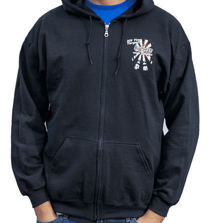 "Hit Your Target" Zip-up Hoodie