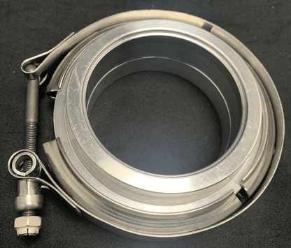 3″-3.5″ Flat Face Aluminum O-Ring V-Band Flange And Clamp