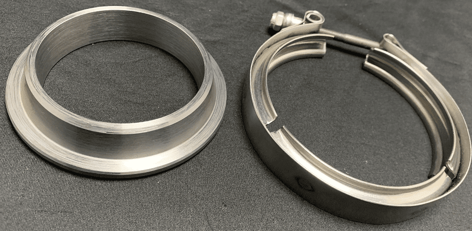 V-Band Flange With O-Ring And Clamp Kit For Mating To S400 Compressor Covers