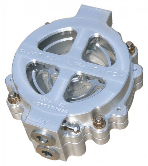 6″ Hi-Flow Oil Filter Assembly (Black or Machined)